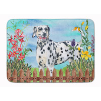 "Caroline's Treasures Dalmatian Spring Floor Mat, 19"" x 27"", Multicolor"