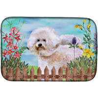"Caroline's Treasures CK1267DDM Dish Drying Mat, 14"" x 21"", Spring"