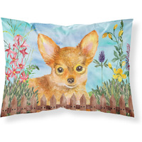 Caroline's Treasures Toy Terrier Spring Pillowcase Standard Multicolor