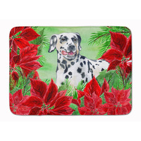 "Caroline's Treasures Dalmatian Poinsettias Floor Mat, 19"" x 27"", Multicolor"