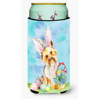 "Caroline's Treasures Yorkie Easter Bunny Decorative Can Hugger, Tall Boy, Multicolor"