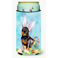 "Caroline's Treasures Lancashire Heeler Easter Bunny Decorative Can Hugger, Tall Boy, Multicolor"