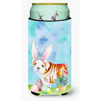 "Caroline's Treasures English Bulldog Easter Bunny Decorative Can Hugger, Tall Boy, Multicolor"