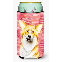 "Caroline's Treasures Corgi Love Decorative Can Hugger, Tall Boy, Multicolor"