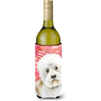 "Caroline's Treasures Dandie Dinmont Love Decorative Bottle Hugger, 750ml, Multicolor"
