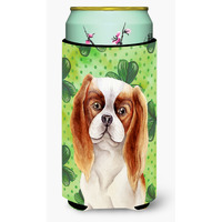 "Caroline's Treasures Cavalier Spaniel Shamrocks Decorative Can Hugger, Tall Boy, Multicolor"