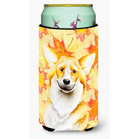 "Caroline's Treasures Corgi Fall Decorative Can Hugger, Tall Boy, Multicolor"