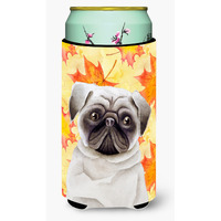 "Caroline's Treasures Pug Fall Decorative Can Hugger, Tall Boy, Multicolor"
