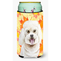 "Caroline's Treasures Bichon Frise Fall Decorative Can Hugger, Tall Boy, Multicolor"