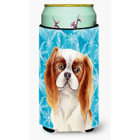 "Caroline's Treasures Cavalier Spaniel Winter Decorative Can Hugger, Tall Boy, Multicolor"