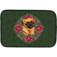 "Caroline's Treasures CK1533DDM Dish Drying Mat, 14 x 21, Christmas Wreath"
