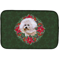 "Caroline's Treasures CK1571DDM Dish Drying Mat, 14"" x 21"", Christmas Wreath"
