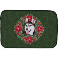 "Caroline's Treasures CK1578DDM Dish Drying Mat, 14"" x 21"", Christmas Wreath"