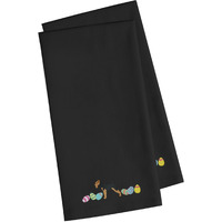 Caroline's Treasures CK1594BKTWE Airedale Terrier Easter Black Embroidered Kitchen Towel Set of 2
