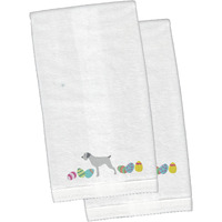 "Caroline's Treasures German Wirehaired Pointer Easter Hand Towels, 26hx16w, Multicolor"