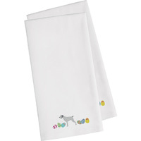 Caroline's Treasures CK1645WHTWE German Wirehaired Pointer Easter White Embroidered Kitchen Towel Set of 2