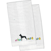 "Caroline's Treasures Dane Easter Emboidered Hand Towels, 26hx16w, Multicolor"