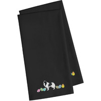 Caroline's Treasures CK1658BKTWE Japanese Chin Easter Black Embroidered Kitchen Towel Set of 2