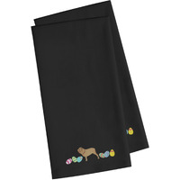 Caroline's Treasures CK1664BKTWE Neopolitan Mastiff Easter Black Embroidered Kitchen Towel Set of 2