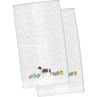 "Caroline's Treasures Welsh Springer Spaniel Easter Hand Towels, 26hx16w, Multicolor"