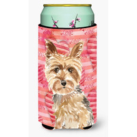 "Caroline's Treasures CK1743TBC Love a Yorkie Yorkshire Terrier Tall Boy Hugger cold-beverage-koozies, Multicolor"