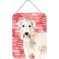 "Caroline's Treasures Love a Wheaten Terrier Door Hanging Prints wall-decor, Multicolor"