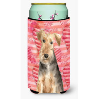 "Caroline's Treasures CK1747TBC Love a Welsh Terrier Tall Boy Hugger cold-beverage-koozies, Multicolor"