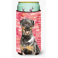 "Caroline's Treasures CK1757TBC Love a Rottweiler Tall Boy Insulator Hugger cold-beverage-koozies, Multicolor"