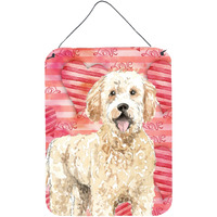 "Caroline's Treasures Love a Goldendoodle Door Hanging Prints wall-decor, Multicolor"