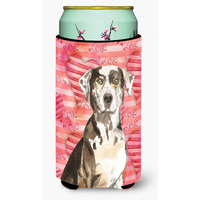 "Caroline's Treasures CK1771TBC Love a Catahoula Leopard Dog Tall Boy Hugger cold-beverage-koozies, Multicolor"