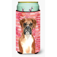"Caroline's Treasures CK1773TBC Love a Boxer Tall Boy Insulator Hugger cold-beverage-koozies, Multicolor"