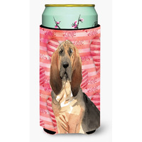 "Caroline's Treasures CK1776TBC Love a Bloodhound Tall Boy Insulator Hugger cold-beverage-koozies, Multicolor"