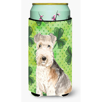 "Caroline's Treasures CK1799TBC Shamrocks Lakeland Terrier Tall Boy Hugger cold-beverage-koozies, Multicolor"