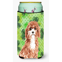 "Caroline's Treasures CK1807TBC Shamrocks Cavapoo Tall Boy Insulator Hugger cold-beverage-koozies, Multicolor"