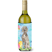 "Caroline's Treasures CK1896LITERK Easter Eggs Weimaraner Wine Bottle Hugger cold-beverage-koozies, 750 ml, Multicolor"