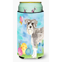 "Caroline's Treasures CK1903TBC Easter Eggs Schnauzer #1 Tall Boy Hugger cold-beverage-koozies, Multicolor"