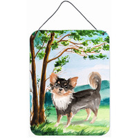 "Caroline's Treasures Under the Tree Chihuahua Door Hanging Prints wall-decor, Multicolor"