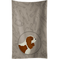 Caroline's Treasures CK2176KTWL Cavalier Spaniel In the Kitchen Kitchen Towel