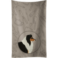 Caroline's Treasures CK2179KTWL Collie In the Kitchen Kitchen Towel