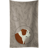 Caroline's Treasures CK2183KTWL English Bulldog In the Kitchen Kitchen Towel