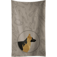 Caroline's Treasures CK2187KTWL German Shepherd In the Kitchen Kitchen Towel
