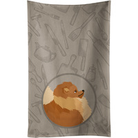 Caroline's Treasures CK2202KTWL Pomeranian In the Kitchen Kitchen Towel