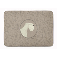 "Caroline's Treasures Sealyham Terrier In the Kitchen Machine Washable Memory Foam Mat doormats, Multicolor"