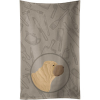 Caroline's Treasures CK2209KTWL Shar Pei In the Kitchen Kitchen Towel