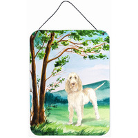 "Caroline's Treasures Under the Tree Spinone Italiano Door Hanging Prints wall-decor, Multicolor"