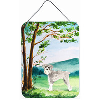 "Caroline's Treasures Under the Tree Schnauzer #1 Door Hanging Prints wall-decor, Multicolor"