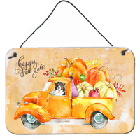 "Caroline's Treasures Fall Harvest Bernese Mountain Dog Door Hanging Prints wall-decor, Multicolor"