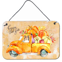 "Caroline's Treasures Fall Harvest Sheltie Door Hanging Prints wall-decor, Multicolor"