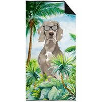 "Caroline's Treasures CK2995TWL3060 Weimaraner Premium beach-towels, Multicolor"