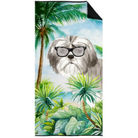 "Caroline's Treasures CK2998TWL3060 Shih Tzu Puppy Premium beach-towels, Multicolor"